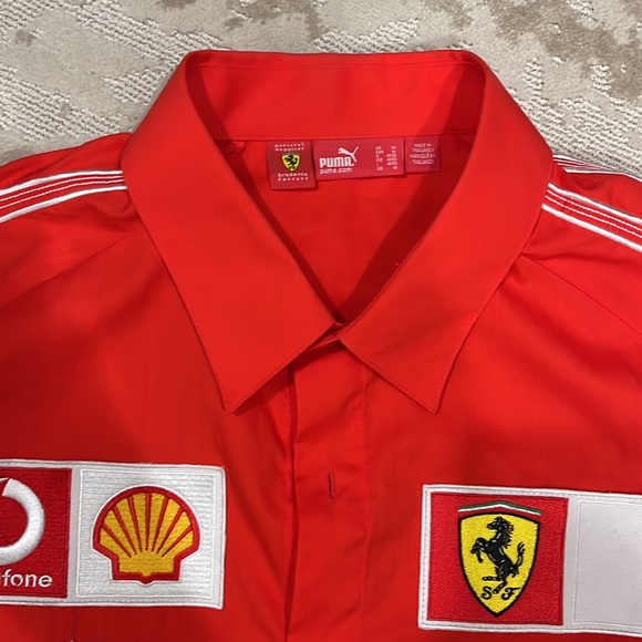 Official Puma Ferrari F1 Jersey button down. NWOT! - Picture 2 of 8